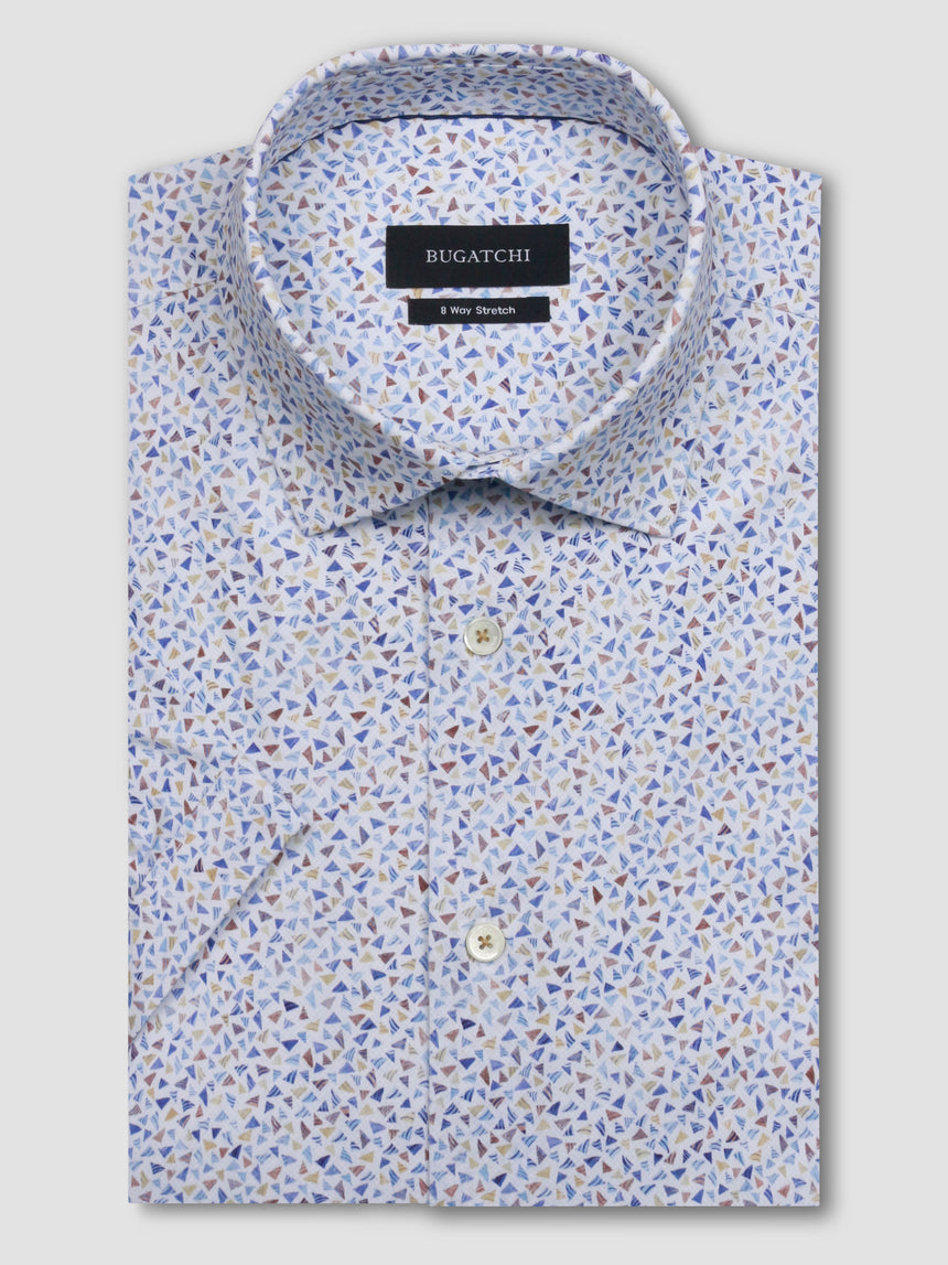 Bugatchi S/S Sport Shirt - Print