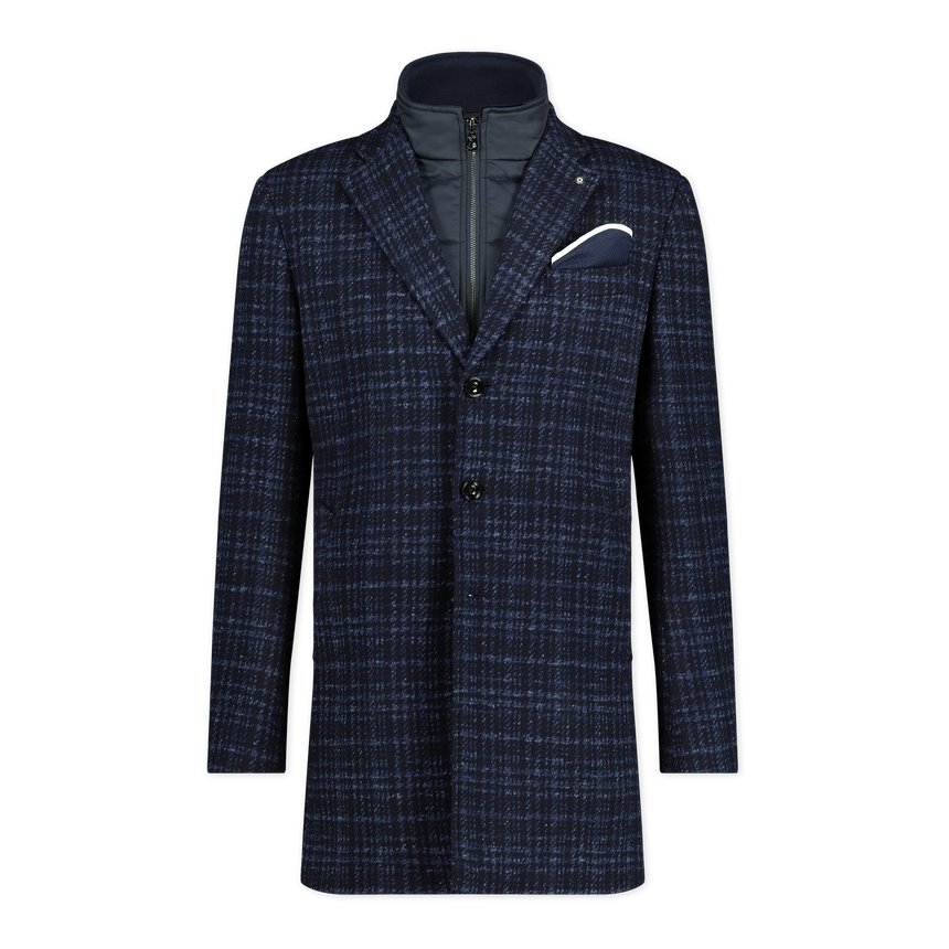 Blue Industry Overcoat