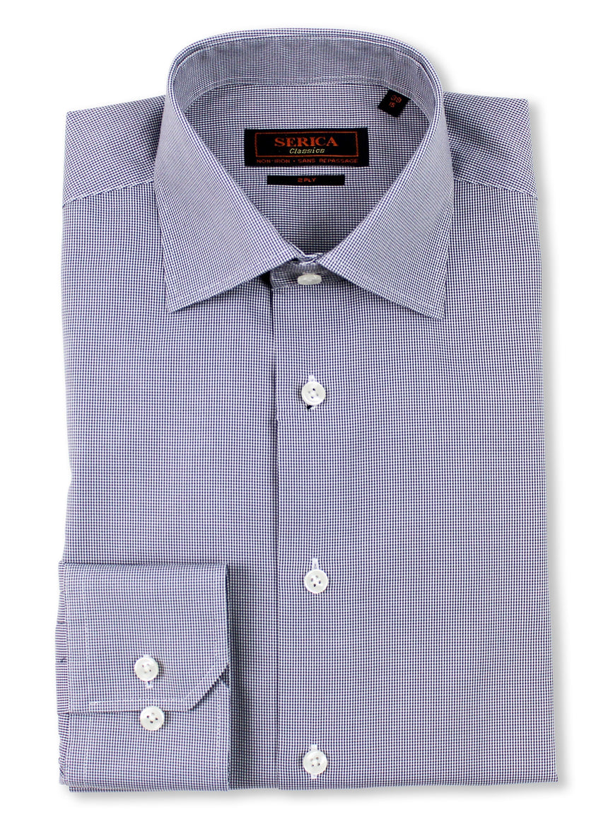 Serica Classics Non Iron Dress Shirt - Mini Houndstooth