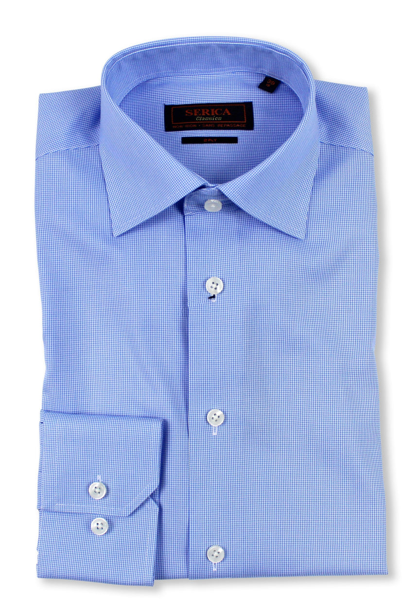 Serica Classics Non Iron Dress Shirt - Mini Houndstooth